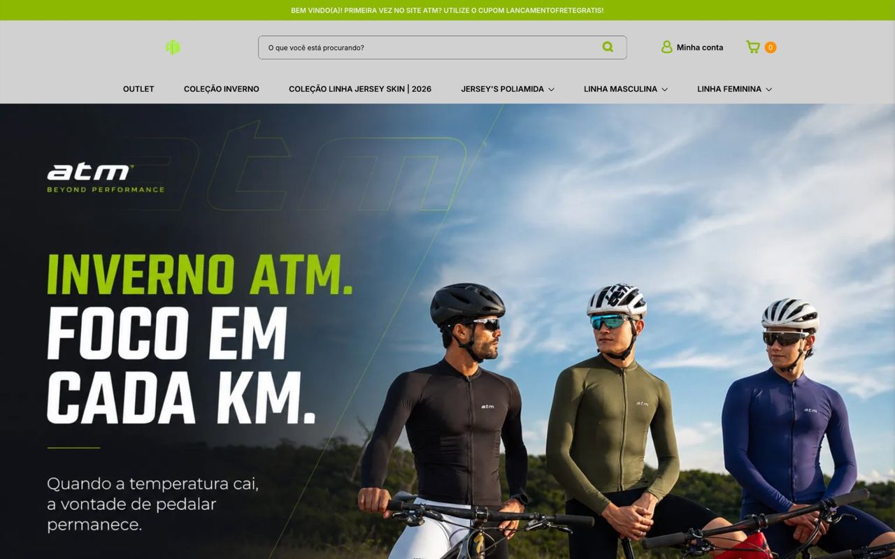 Captura do site ATM Sports