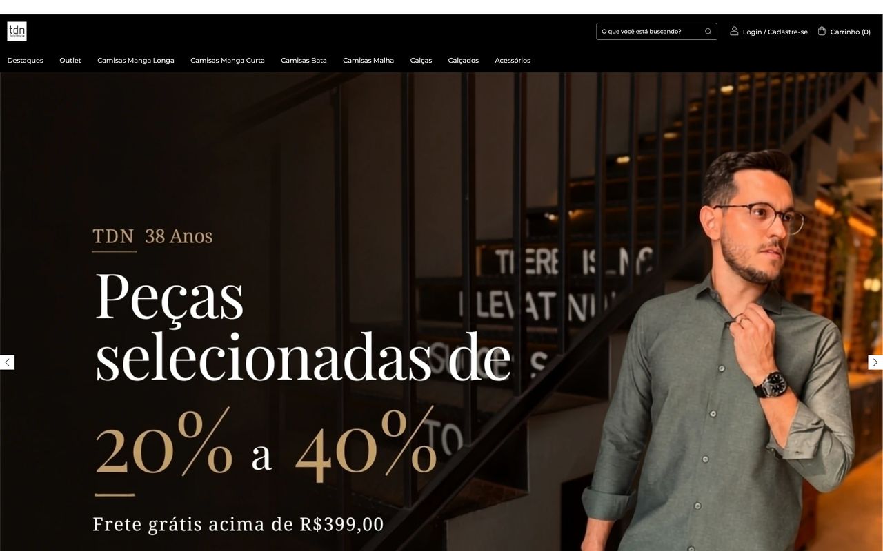 Captura do site Tendência TDN